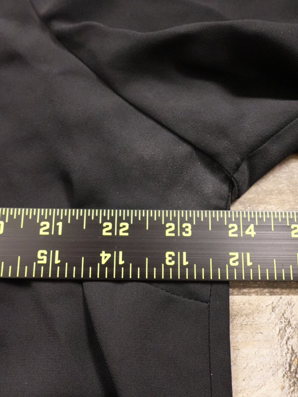 Torrid Harper Georgette Blouse Women’s Size 0 Black Roll Tab Career Office - Picture 3 of 9